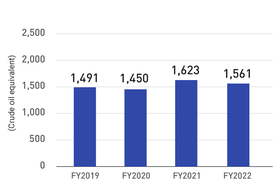 Energy consumption (non-consolidated basis)
