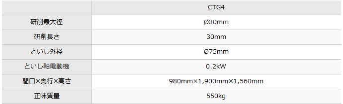 CTG4|製品情報|株式会社ツガミ CTG4|製品情報|株式会社ツガミ